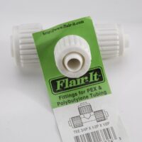 Flair-It Reducing Compression Tee, 3/4 to 1/2 Inch, White