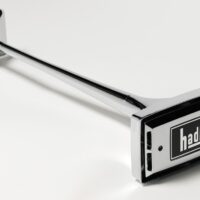 Hadley 29-Inch Rectangular Air Horn, 115 Decibel Single-Tone, Chrome Silver