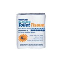 Thetford Aqua-Soft RV Toilet Tissue, 1-Ply, 350 Sheets, 4-Pack
