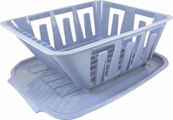Valterra Dish Drainer, 11.5 x 9.5 Inches, Blue