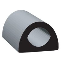 Clean Seal D-Seal Slide Out Seal, Black, 1/2" x 3/8", 50 Feet