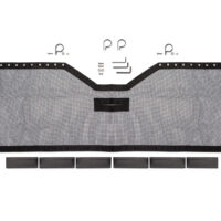 Blue Ox Mud Flap Rock Screen, 33.5" x 17.7", Adjustable