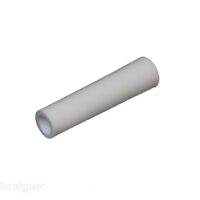 RV Designer Round Door Stop Bumper, White