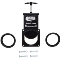 Valterra 3 Inch Black Water Sewer Valve with Aluminum Handle