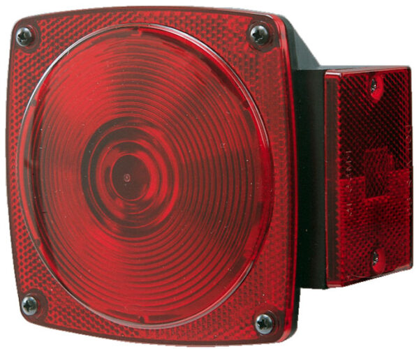 Peterson Square Trailer Tail Light, Red