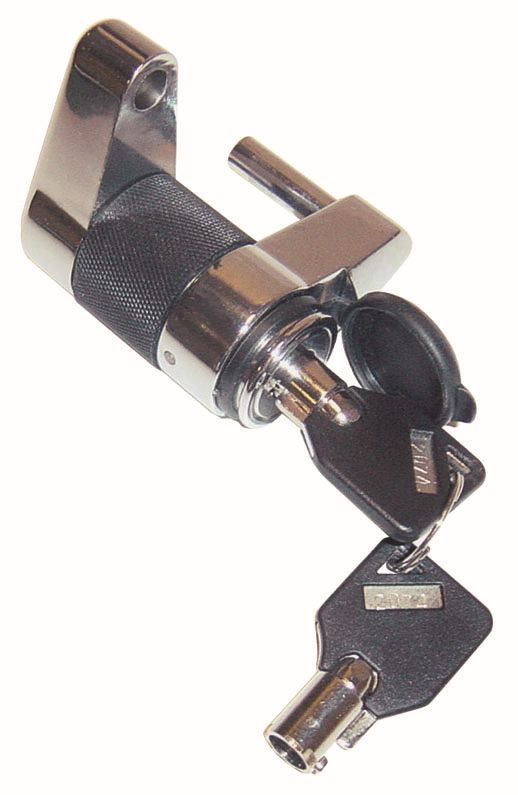 Trimax Coupler Padlock, 7/8-Inch Latch, 3/4-Inch Pin, Chrome Plated
