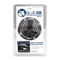 Blue Ox Mud Flap Heat Shield, Polished Stainless Steel, Silver, Set of 2