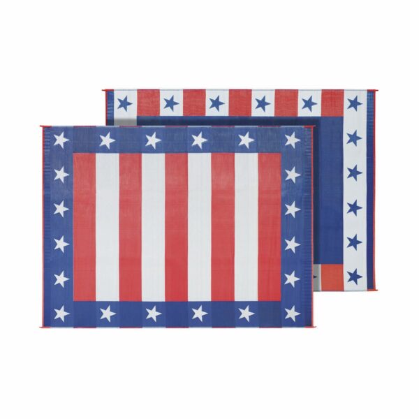 Faulkner Patio Mat, 12 x 9 Feet, Independence Day