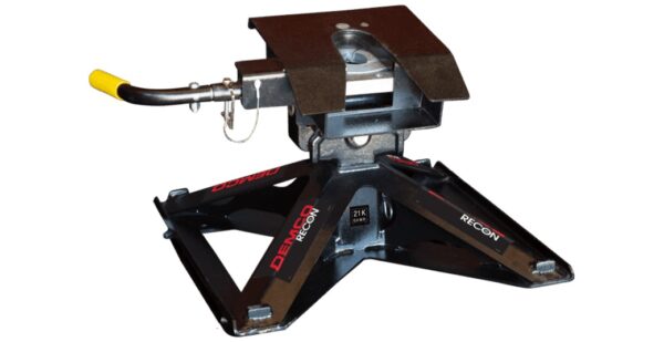 Demco Fifth Wheel Hitch, 21,000-lb Capacity, 4-Way Pivot, Black