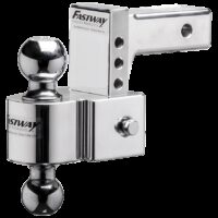Fastway Flash SIMPLE Ball Mount, 2-1/2 Inch, 18,000 lbs, 6 Drop/7 Rise