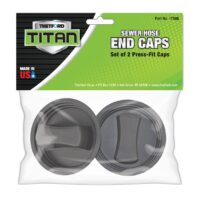 Thetford Sewer Hose Caps, Bayonet, Black, Set of 2