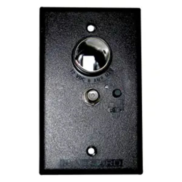 Winegard Wall Plate Power Supply with 2-Way Splitter, Black