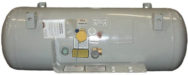 Manchester Tank ASME Permanent Mount Propane Tank, 19.2 Gallon, White
