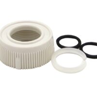 Dura Faucet Spout Nut Kit, White