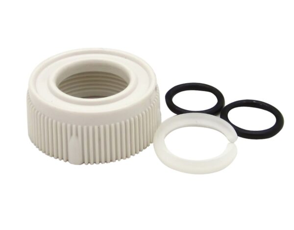 Dura Faucet Spout Nut Kit, White