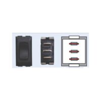 Valterra Slide Out Switch, Black, Momentary, 3-Pack