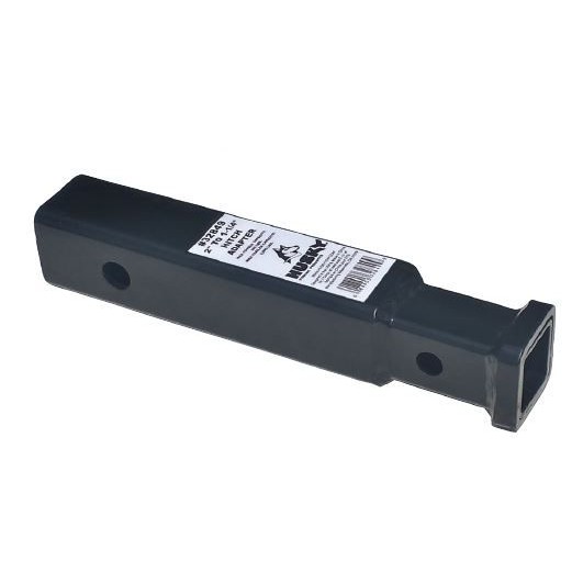 Husky Towing Receiver Tube Adapter, 2 inch to 1.25 inch, 11 inch, Black