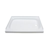 Lippert Rectangular Shower Pan, 24 in. x 36 in., White, ABS