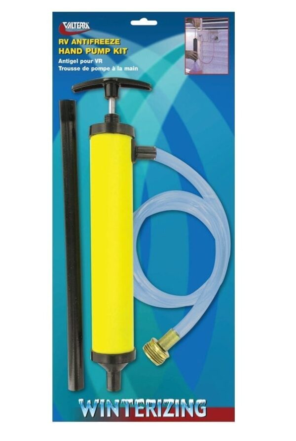 Valterra RV Water System Antifreeze Hand Pump, Yellow