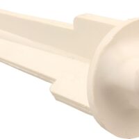 JR Products Sink Drain Stopper, 1-3/8 Inch, Parchment
