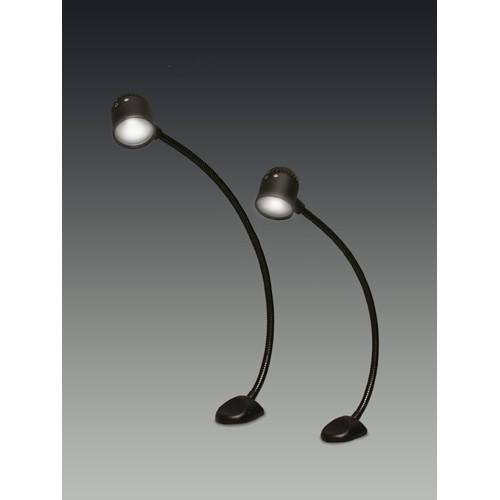 AP Products RV Reading Light, 18 in Shaft, Black