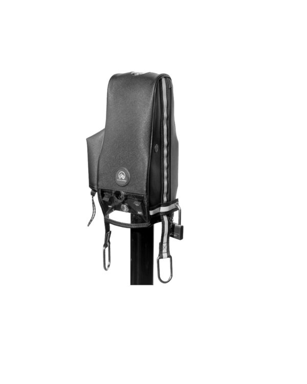 Trailersphere Tongue Jack Cover, Atwood Electric Jack, Black