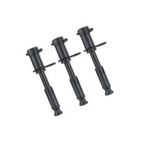 BulletProof Hitches Locking Hitch Pin, 5/8 Inch, Silver, Set of 3