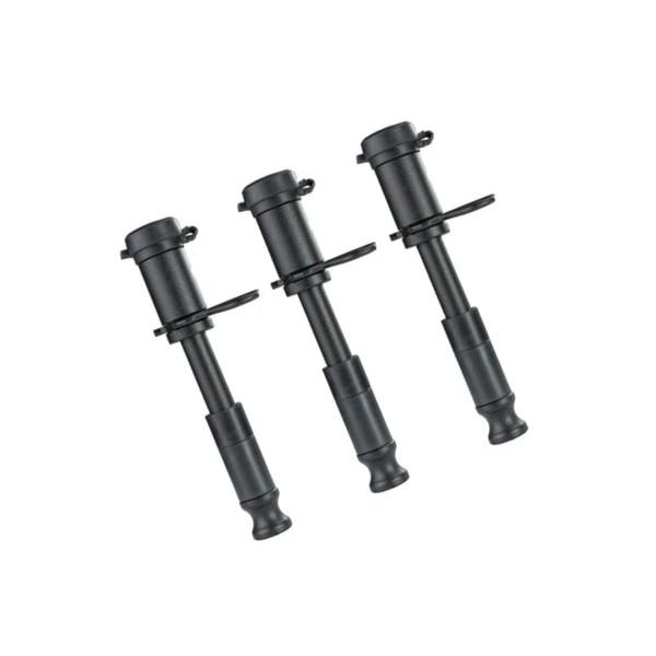 BulletProof Hitches Locking Hitch Pin, 5/8 Inch, Silver, Set of 3