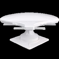 Winegard Broadcast TV Antenna, 4K UHD, White, Roof Mount