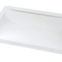 Icon White Rectangular RV Skylight, 34x22 Opening