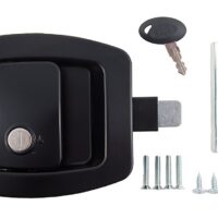 AP Products Baggage Door Slam Latch, Paddle Handle, Keyed, Black