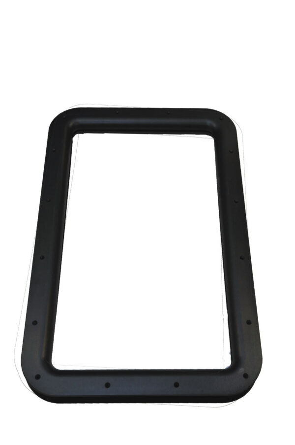 AP Products Entry Door Window Frame, Black, 25 x 16 in
