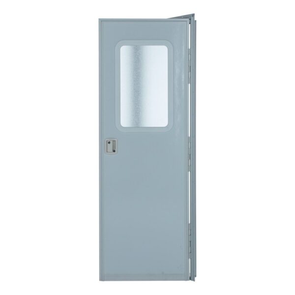Lippert Entry Door, 72 x 30 Inch, Polar White, Right Hinge, with Screen