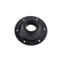 AP Products Table Leg Base, 6-5/8 Inches, Surface Mount Aluminium, Black