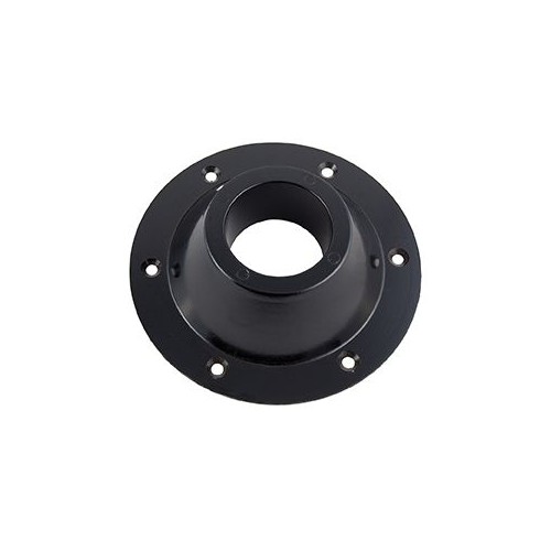 AP Products Table Leg Base, 6-5/8 Inches, Surface Mount Aluminium, Black