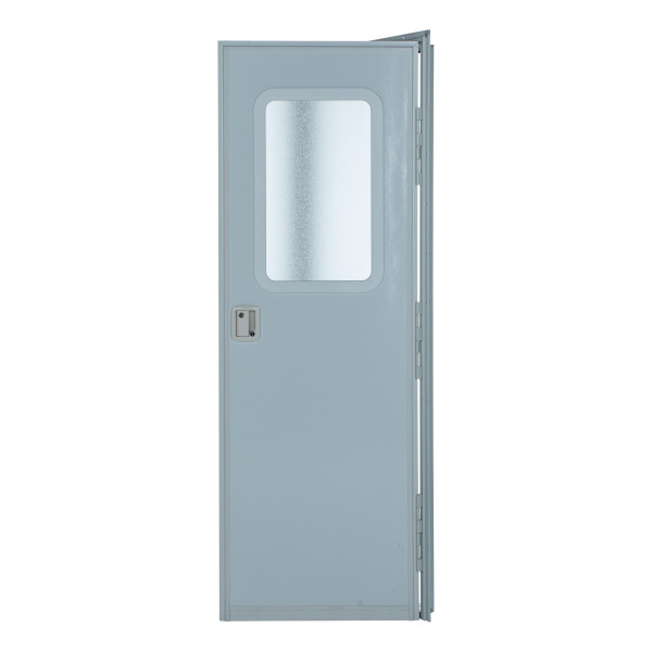 Lippert Square Entry Door 68 x 24 inch, Polar White, with Screen