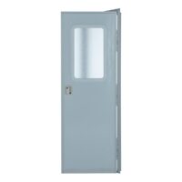 Lippert Square Entry Door 76 x 24 Inches, Polar White, Right Hinge