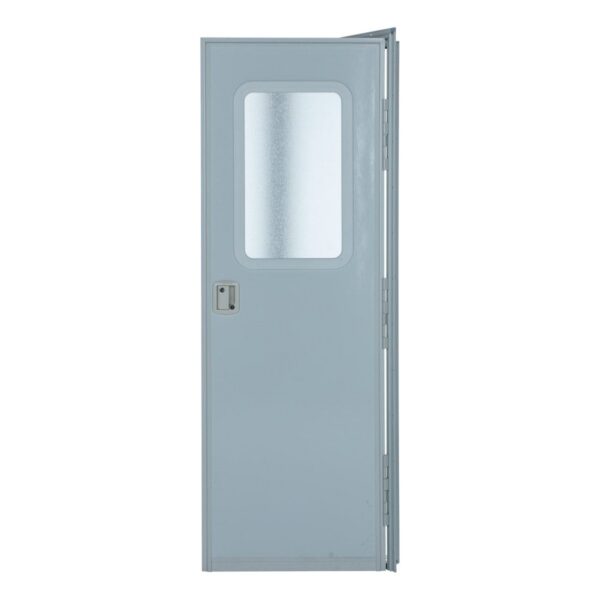 Lippert Square Entry Door 76 x 24 Inches, Polar White, Right Hinge