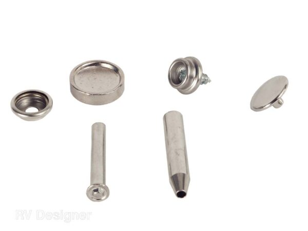RV Designer Snap Fastener Installation Kit with Flaring Tool