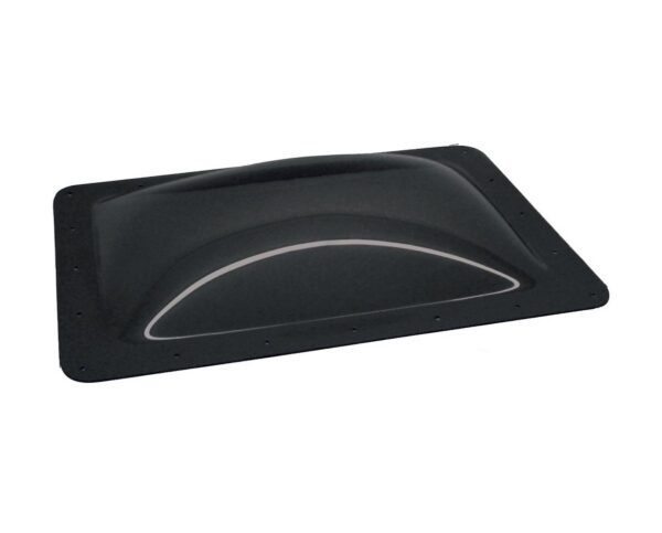 Icon Rectangular Bubble-Dome Skylight, Smoke, 26 x 18 Inch