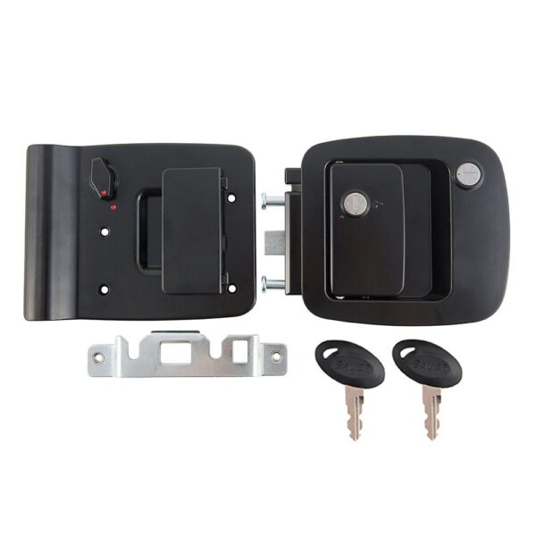 AP Products Motorhome Paddle Entry Door Handle, Black
