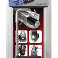 BOLT One-Key Coupler Lock, Barbell, 1/2 to 3-3/8 inch, Silver