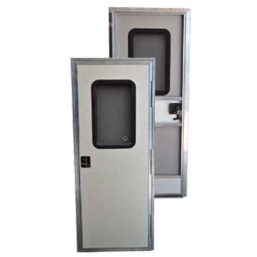 AP Products Square Entry Door, 24x76, Polar White, Right Hinge