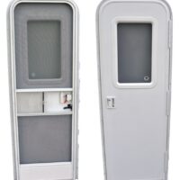 AP Products Square Entry Door, 26x78, Polar White, Right Hinge