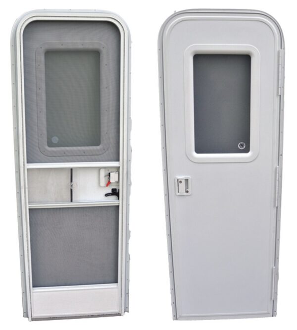 AP Products Square Entry Door, 26x78, Polar White, Right Hinge