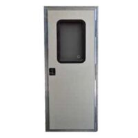 AP Products Square Entry Door, 28x72, Polar White, Right Hinge