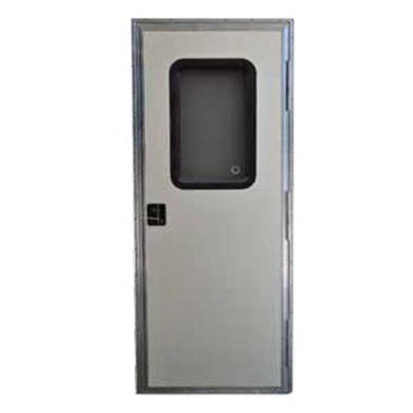 AP Products Square Entry Door, 28x72, Polar White, Right Hinge
