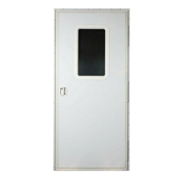 AP Products Square Entry Door, 32x72, Polar White, Right Hinge