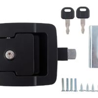 AP Products Baggage Door Slam Latch, Black, with Paddle Handle