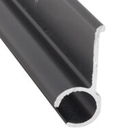 AP Products Awning Rail, 16 Feet, Black, Screw-On